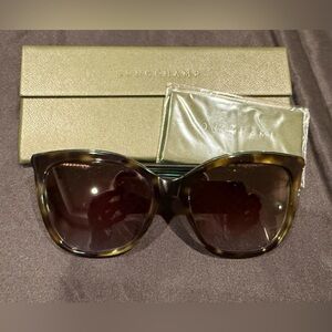 Longchamp Women's Sunglasses Green Acetate Cat Eye